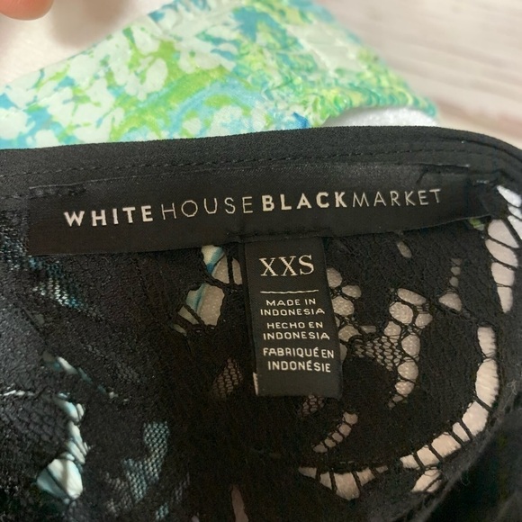 NWOT WHBM Long Sleeve All-Over Lace Top - Picture 7 of 8